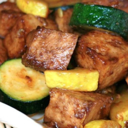 Yellow Squash and Tofu Stir Fry