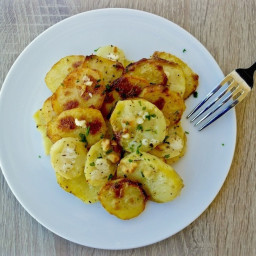 Yiayia's Greek Scalloped Potatoes with Feta