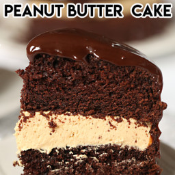 You will love this Chocolate Peanut Butter Cake Recipe! It’s the perfect co