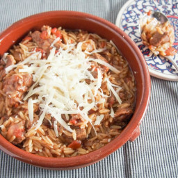 Youvetsi (Greek beef or lamb and orzo stew)