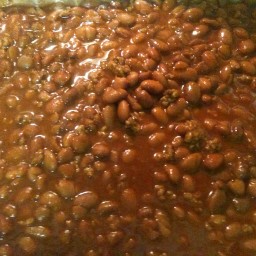 'Yum Yum Eat'em up' Ranch Style Beans w/ Ground Beef