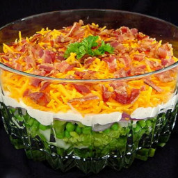 Yummy 7 Layer Salad