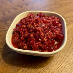 Yumtastic Thanksgiving Cranberry Relish