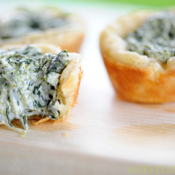 Zestuous Spinach Cups
