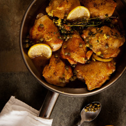 Zesty Braised Chicken with Lemon and Capers