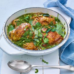 Zesty lime, coriander and coconut chicken curry