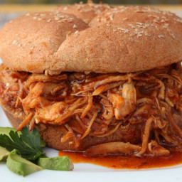 (M-24) Zesty Slow Cooker Chicken Barbecue
