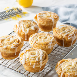 Zingy Lemon Rolls with Cream Cheese Drizzle