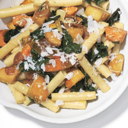 Ziti with Skillet-Roasted Root Vegetables