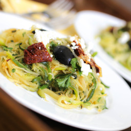 Zucchini and Spaghetti Squash Vegetable Pasta Recipe