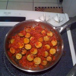 Zucchini and Tomatoes