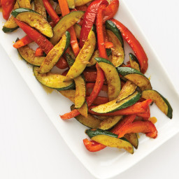Zucchini, Bell Pepper, and Curry Paste