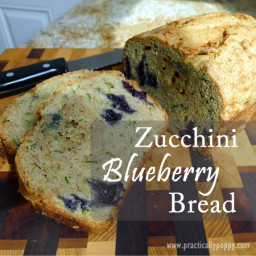 Zucchini Blueberry Bread