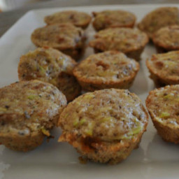 Zucchini Carrot Mini Muffins