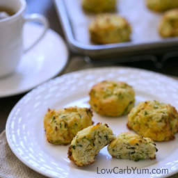 Zucchini Drop Biscuits with Cheese