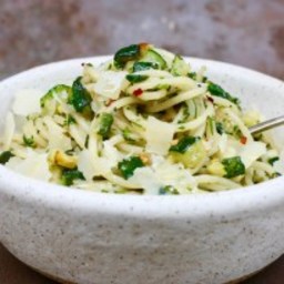 Zucchini, Fresh Herbs, and Garlic Pasta