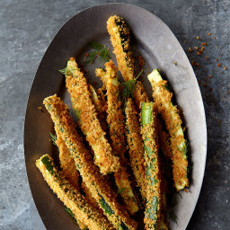 Zucchini Fries with Lemon and Dill