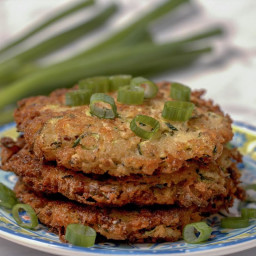 Zucchini Fritters With Asiago