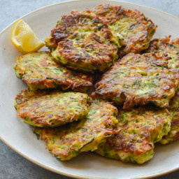 Zucchini Fritters with Feta and Dill