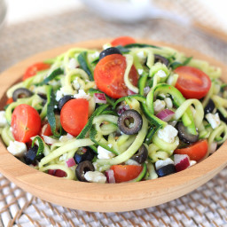Zucchini-Noodle Pasta Salad