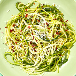 Zucchini Noodles with Anchovy Butter