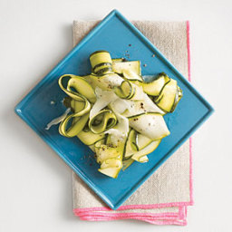 Zucchini Ribbons with Lemon and Pecorino
