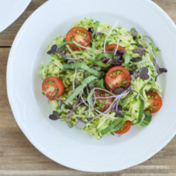 Zucchini-Tomato-Basil Salad