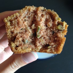 Zucchini Walnut Spice Muffins