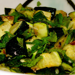 Zucchini with Basil, Mint and Honey