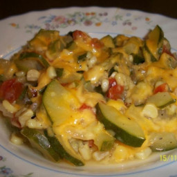Zucchini with Corn and Cheese ( calabacitas con elote y queso )