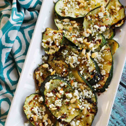 Zucchini with Feta and Herbs