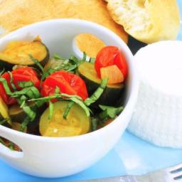 Zucchini and Tomato Mélange - pressure cooker recipe