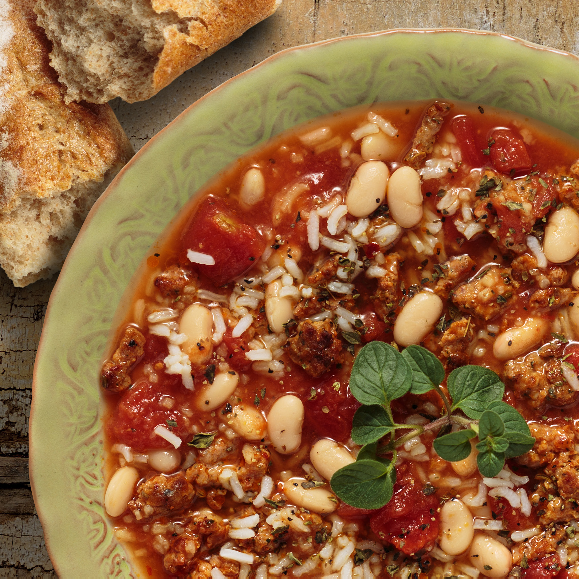 Tuscany Rice and Bean Soup BigOven