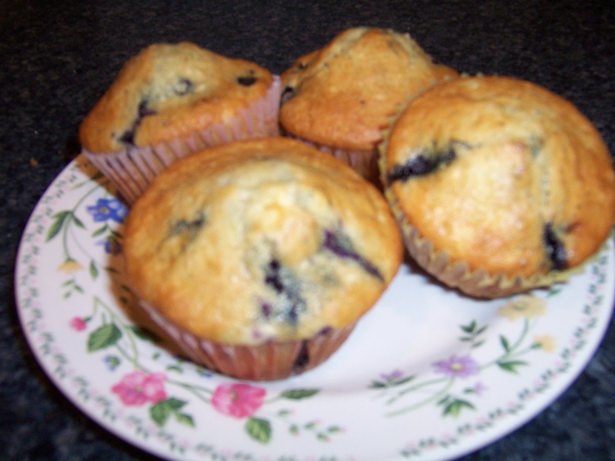Blueberry Cream Cheese Muffins