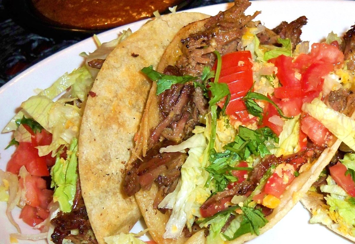 Shredded Beef Tacos, Crockpot Style