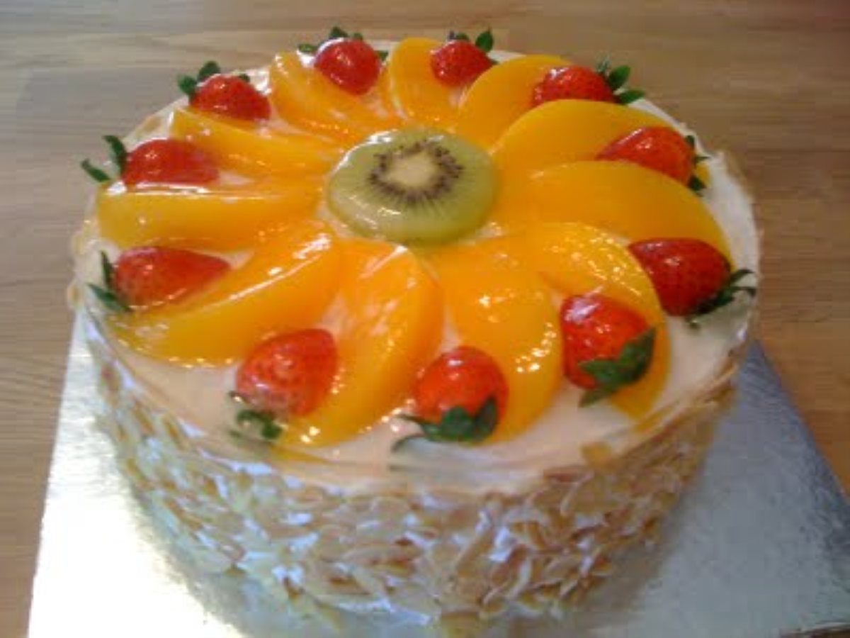 fruit flan cake recipe jelly terbaru