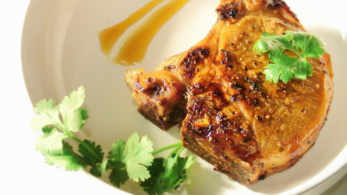 Thai Marinated Pork w/ Ginger Gastrique