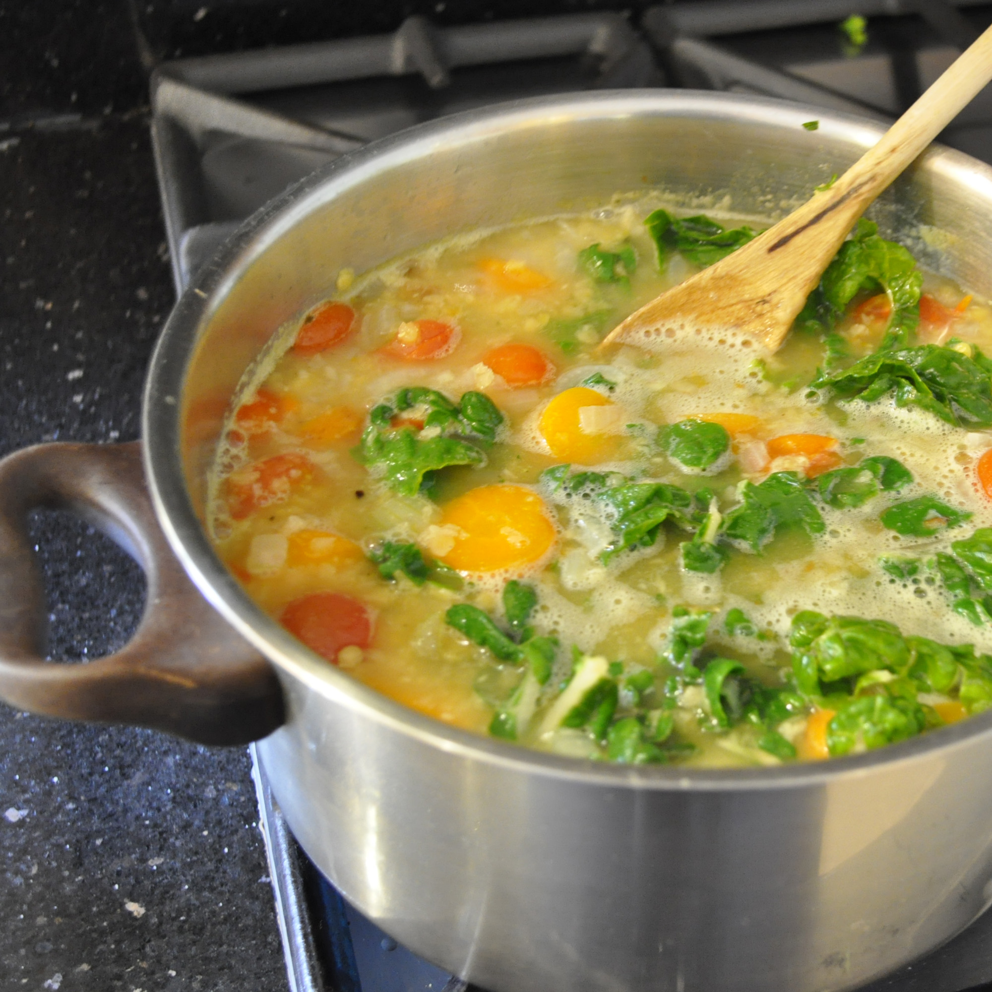 Lentil and Spinach Soup