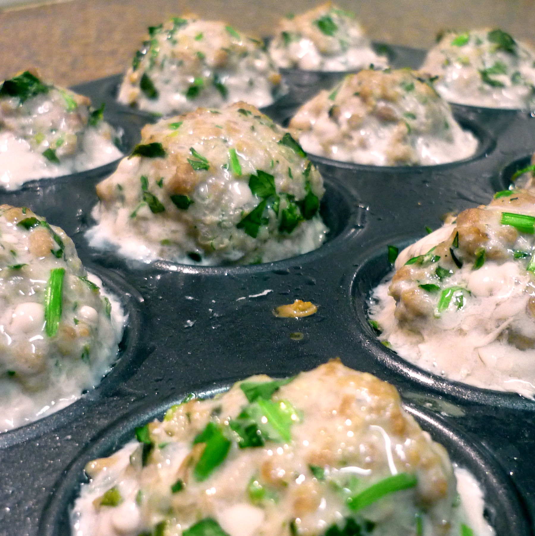 Coriander Pork Dumplings