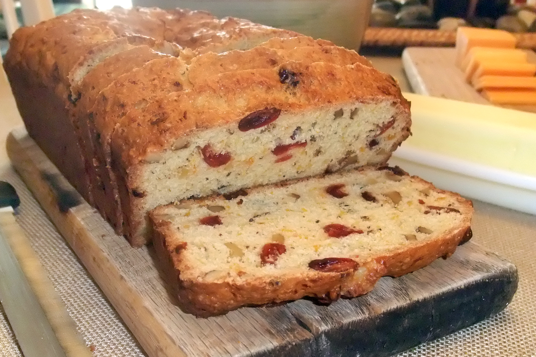 CranberryCheese Bread