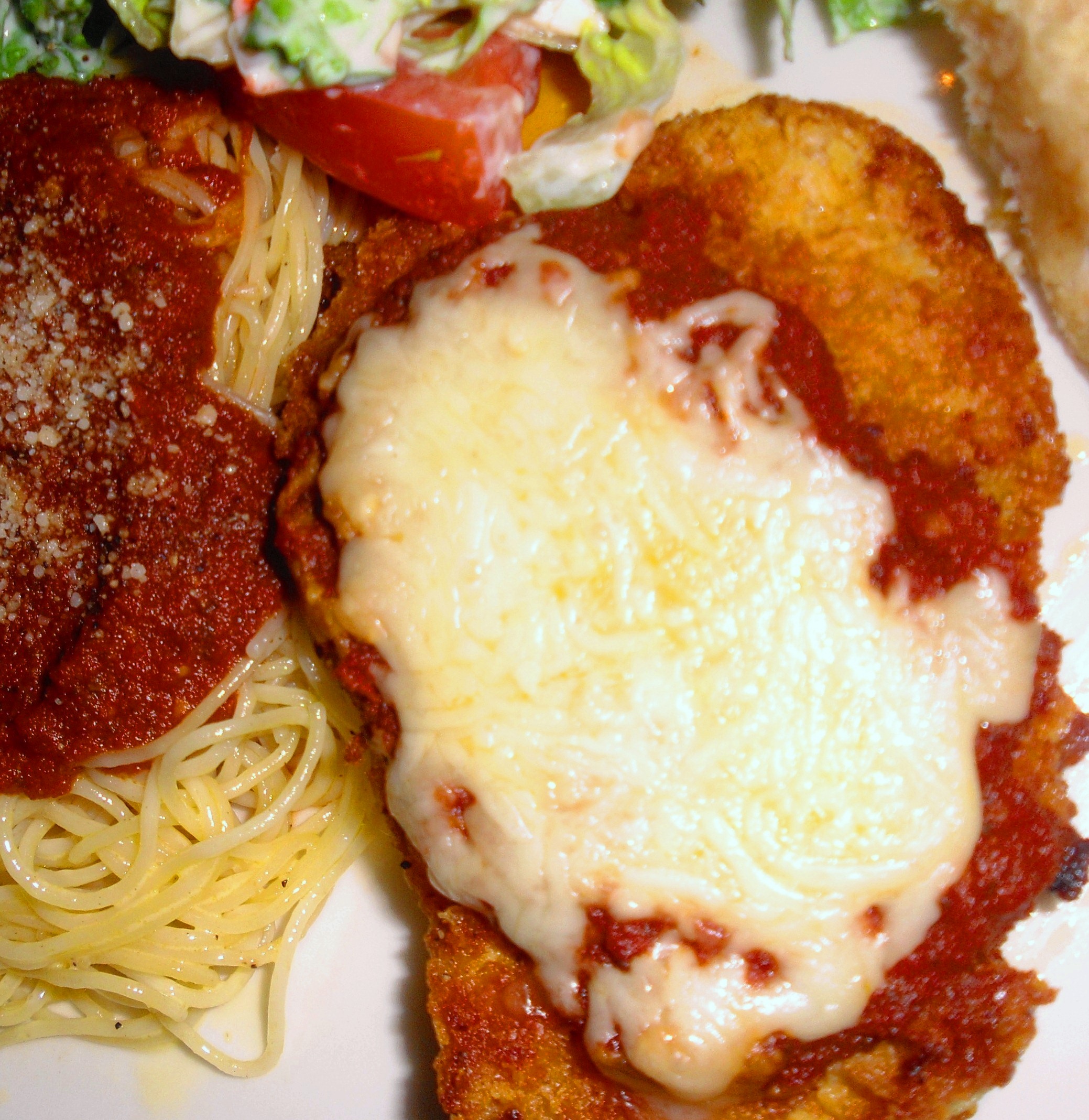 Oven Fried Chicken Parm