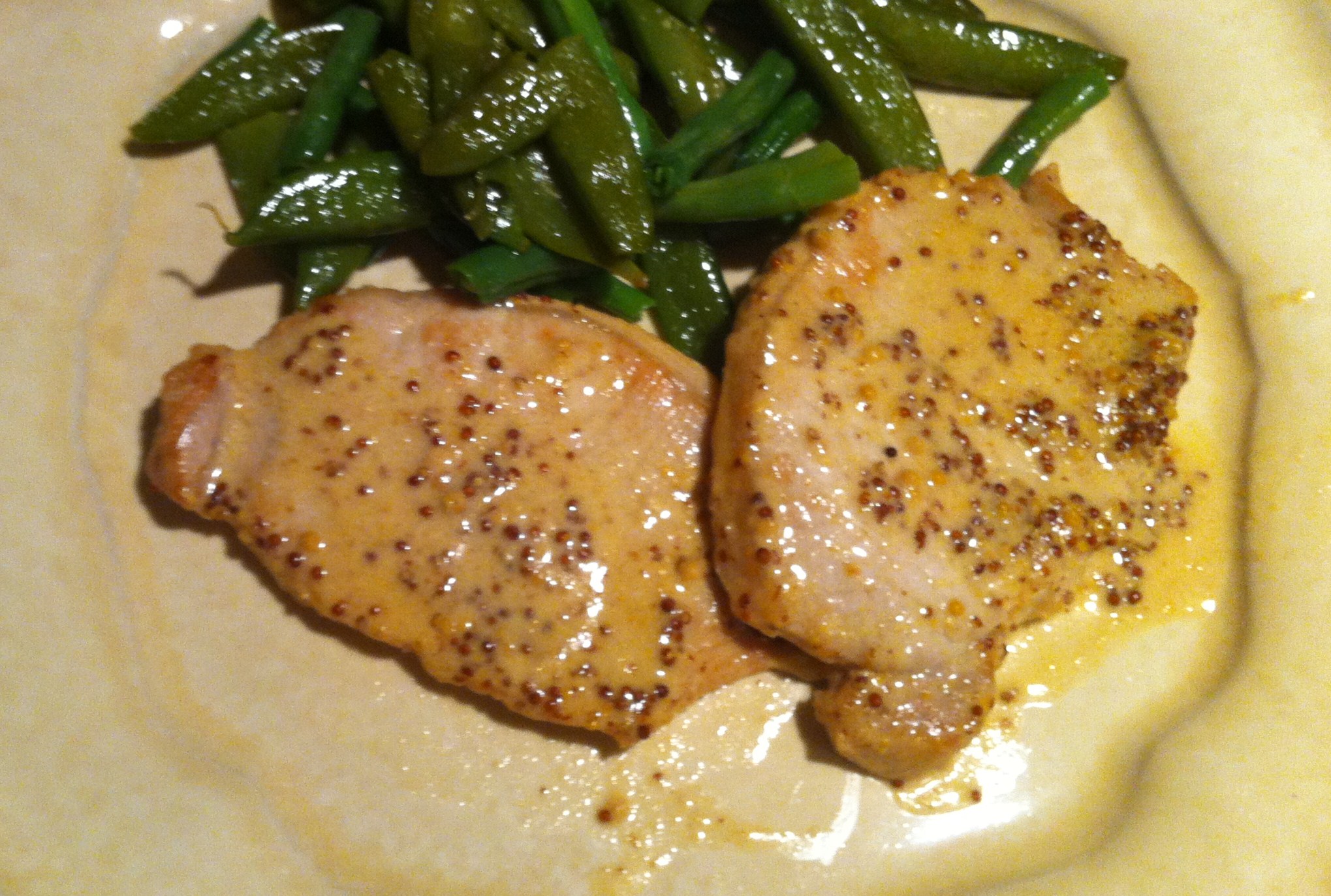 Mustard Pork Chops