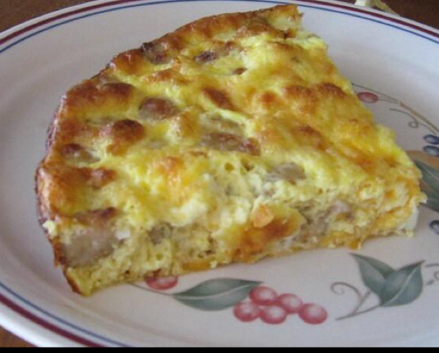 Low-carb Sausage, Egg and Cheese Casserole