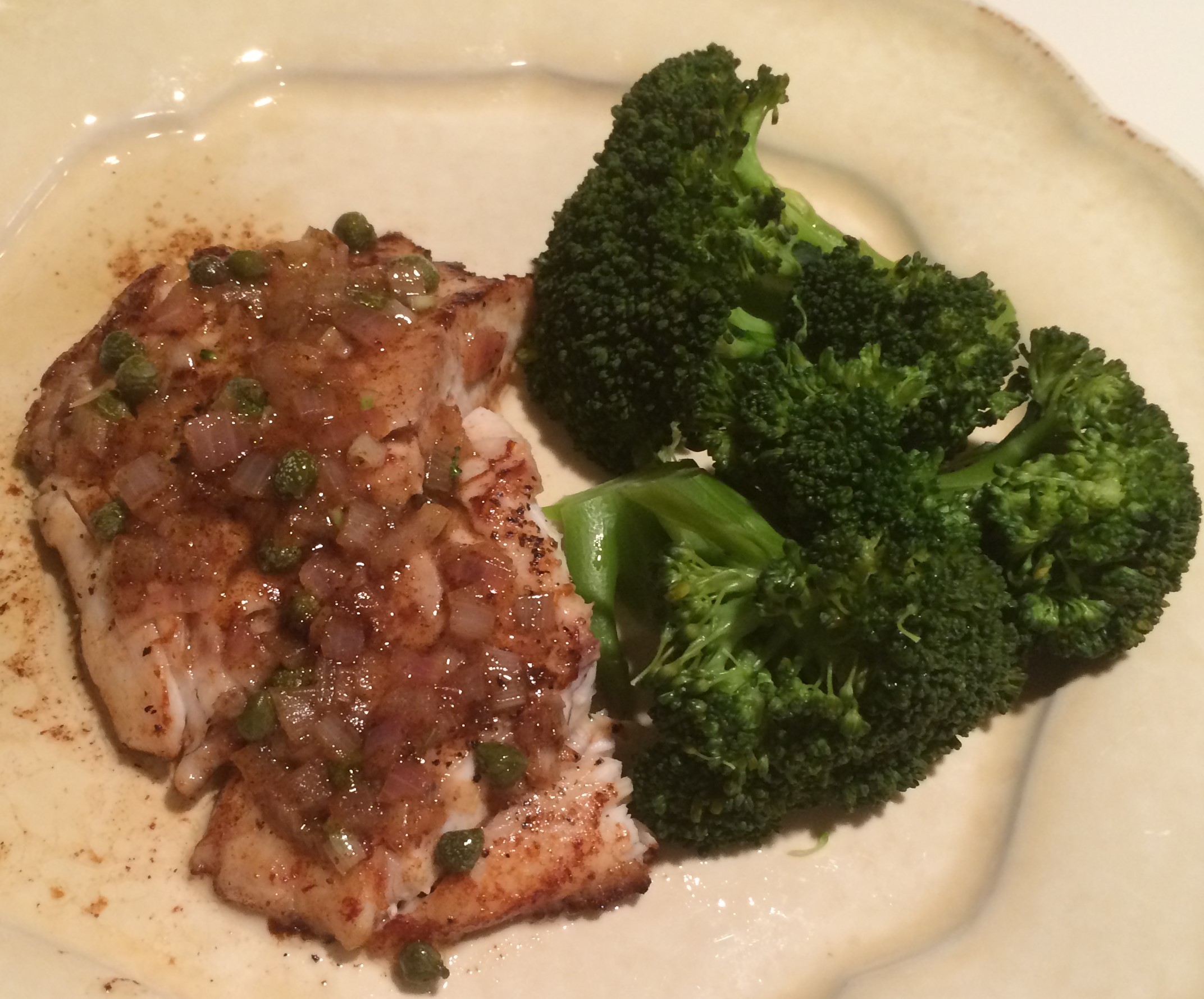 Chicken Thighs with Anchovies, Capers, Garlic and Lemon