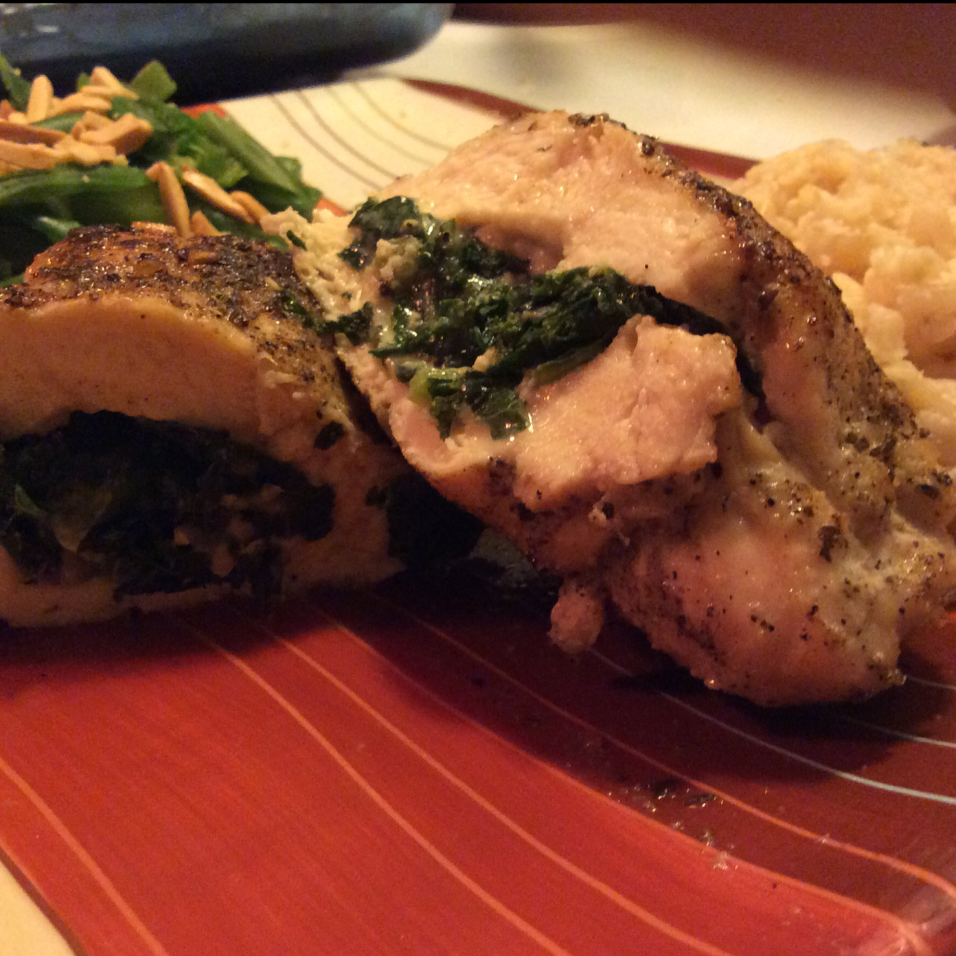 Kale Stuffed Chicken Breast