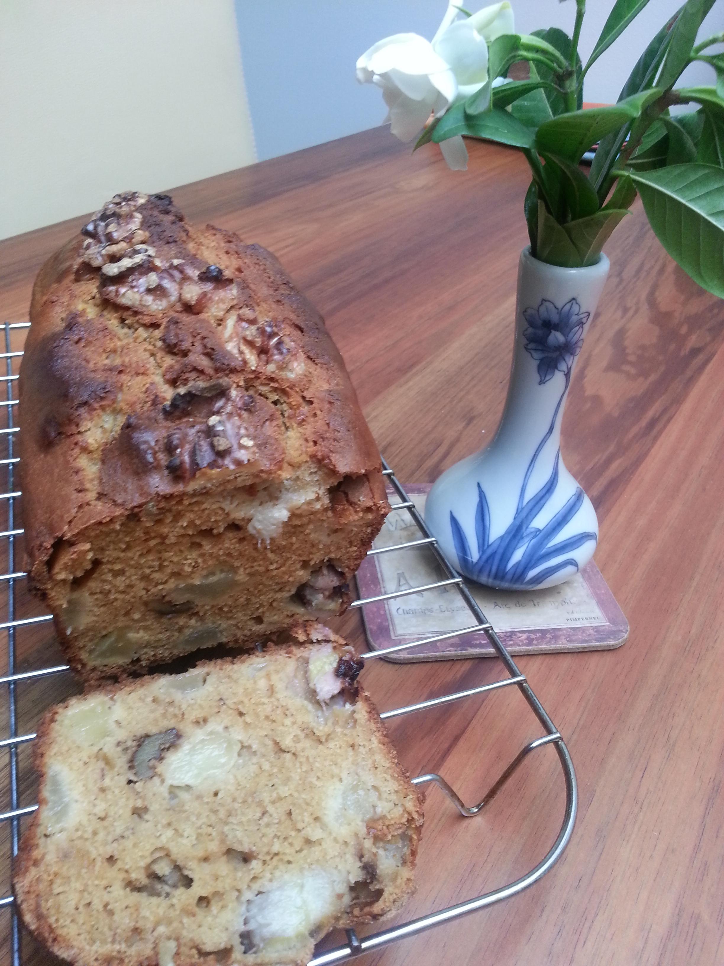 Pear and Banana Loaf