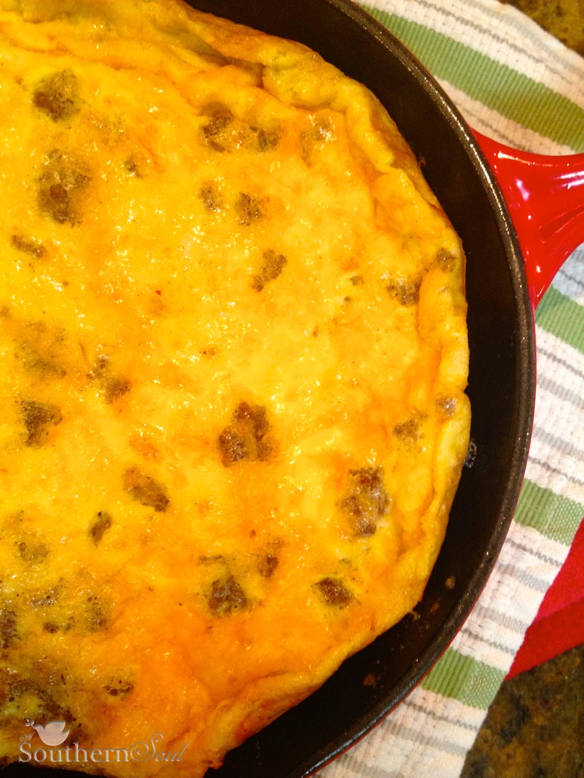 Sausage and Cheese Frittata