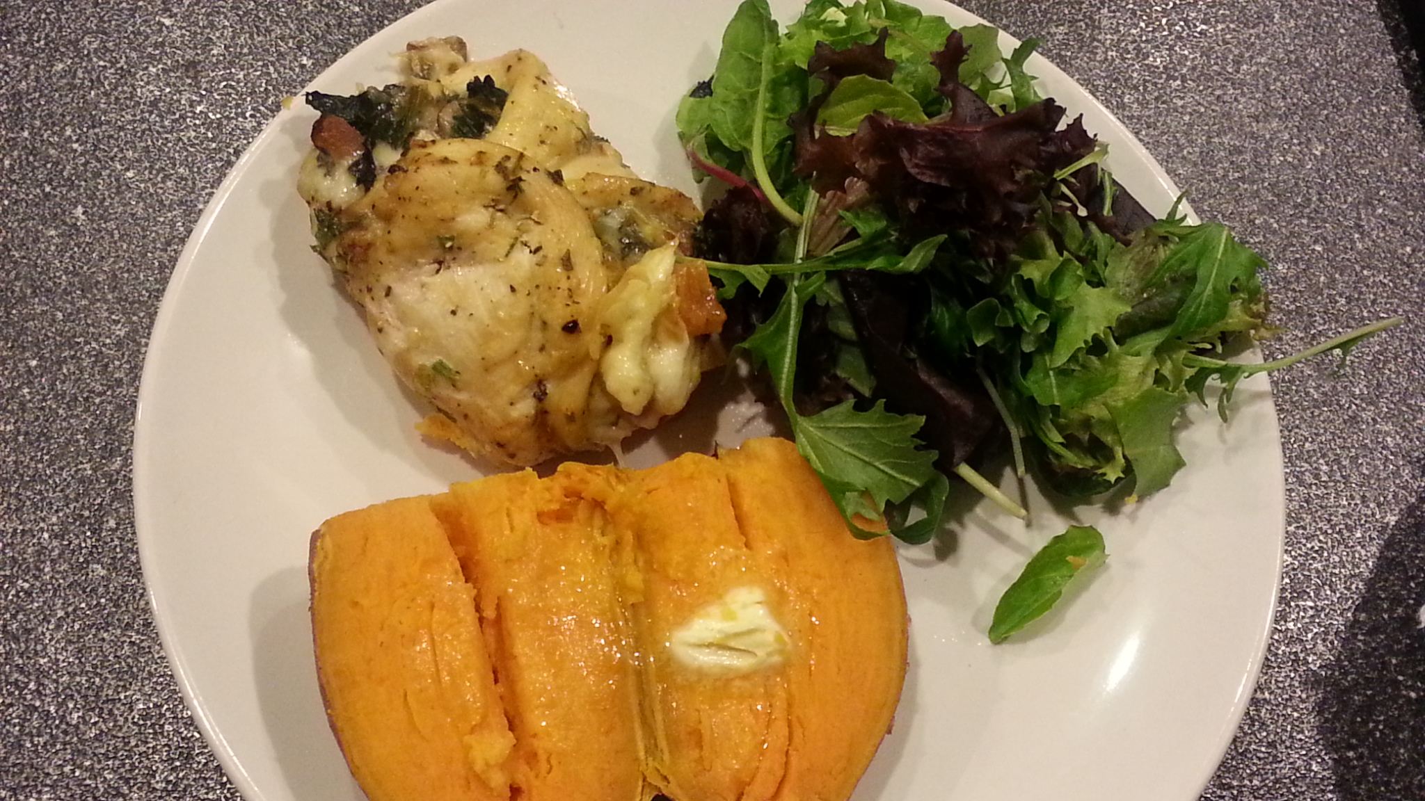 Spinach and Feta Cheese Stuffed Chicken