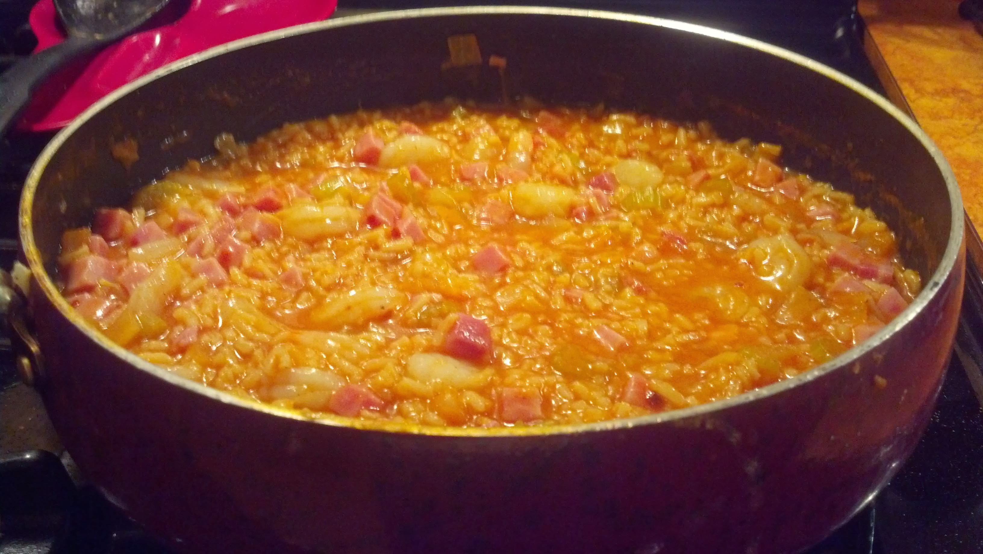Shrimp and Ham Jambalaya