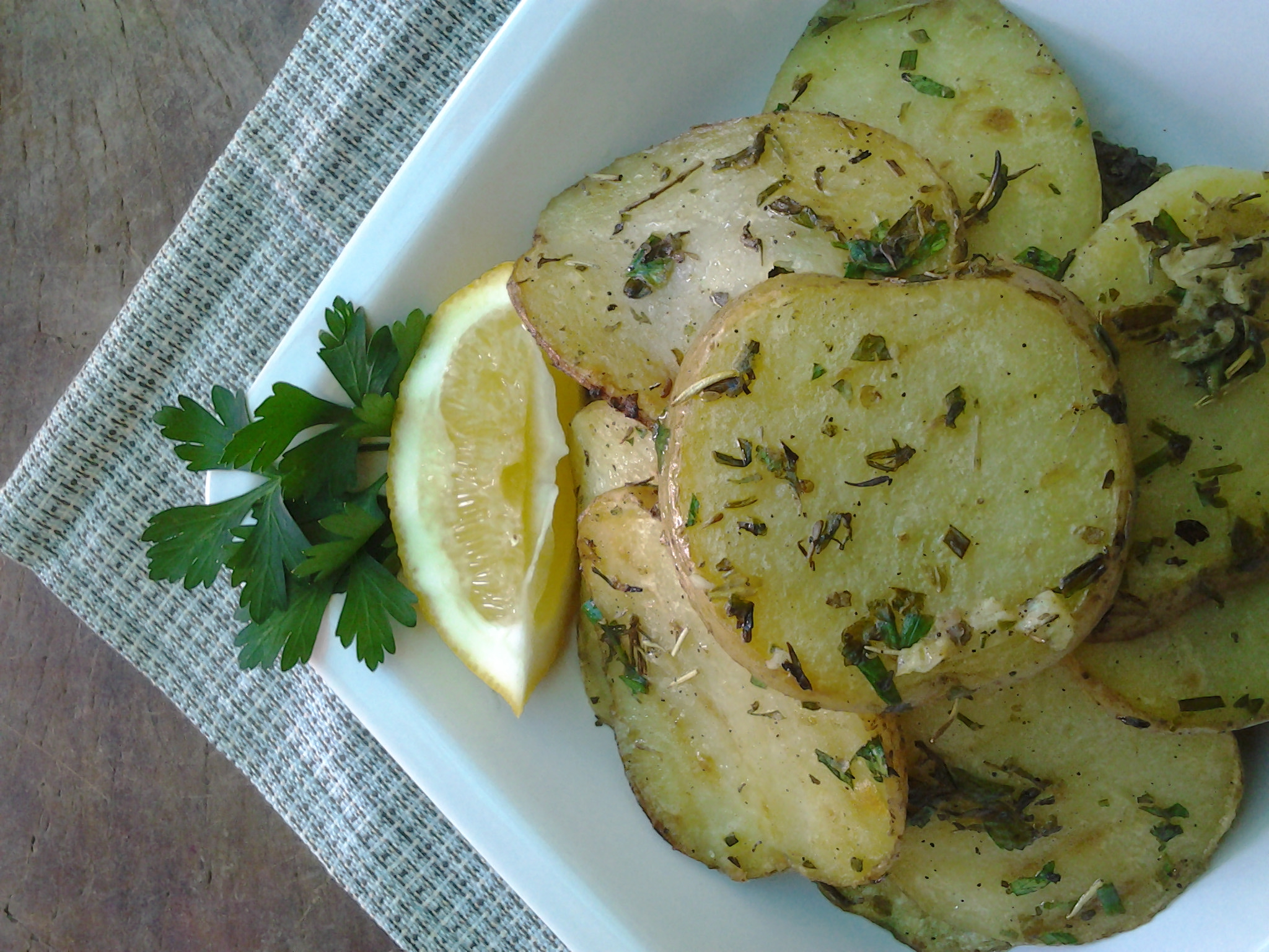 Grilled Herb Potatoes